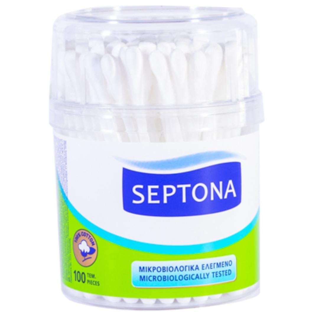 Septona Cotonetes Pote X 100 Unidades