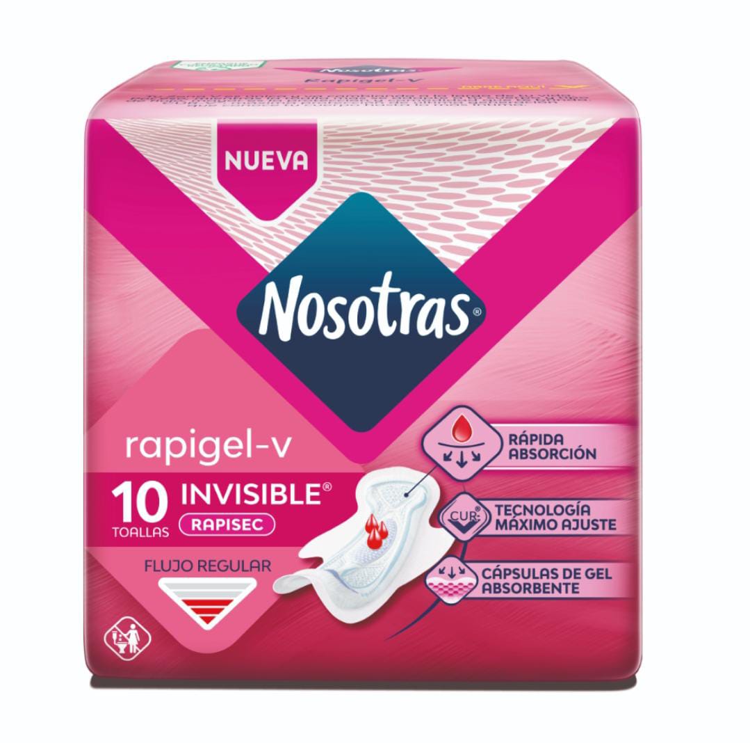 Nosotras Invisible Rapisec X 10 Unidades