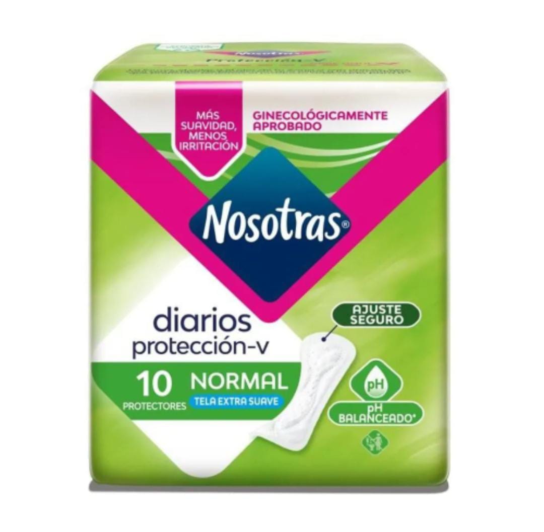 Nosotras Protectores Diarios Normal X 10 Unidades