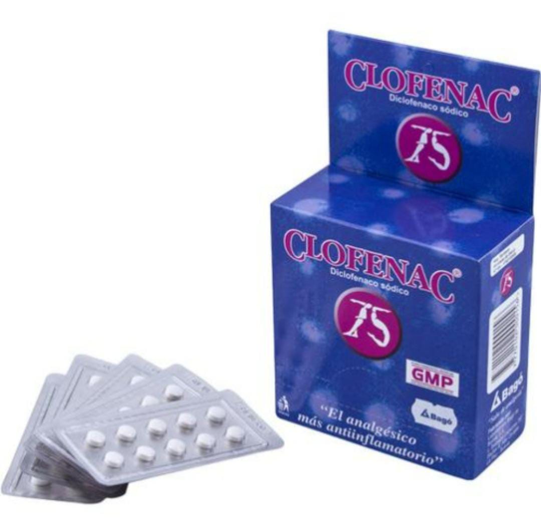 Clofenac 75 Mg Diclofenaco X Tableta