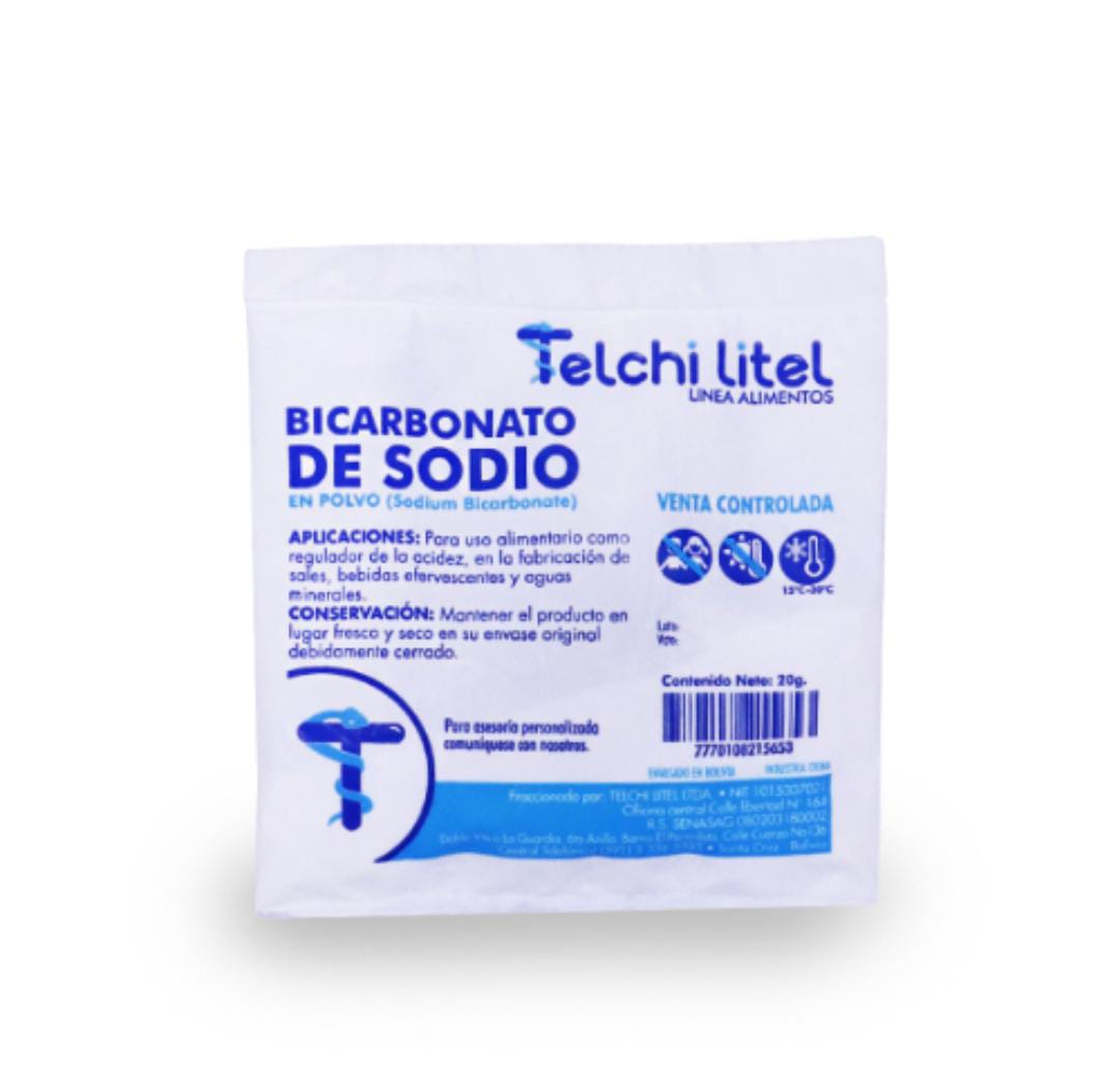 Telchi Bicarbonato De Sodio X 20 Gr