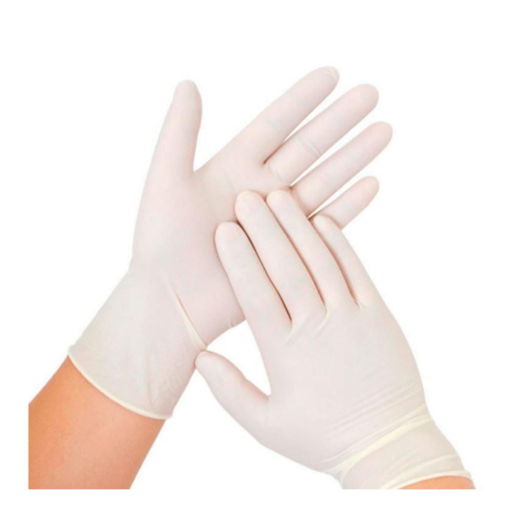 Guantes Talla M De Latex X Unidad